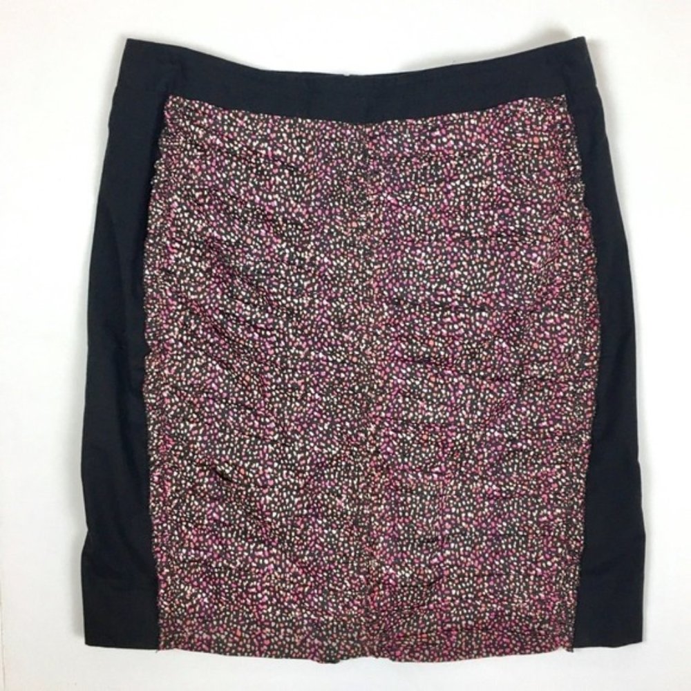 J Crew Confetti Dot Straight Skirt sz 4